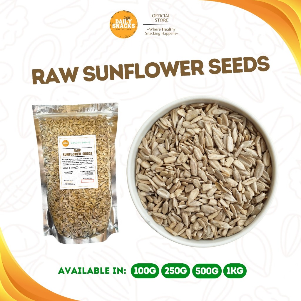 

Daily Snacks Raw Sunflower Seeds Biji Bunga Matahari Mentah