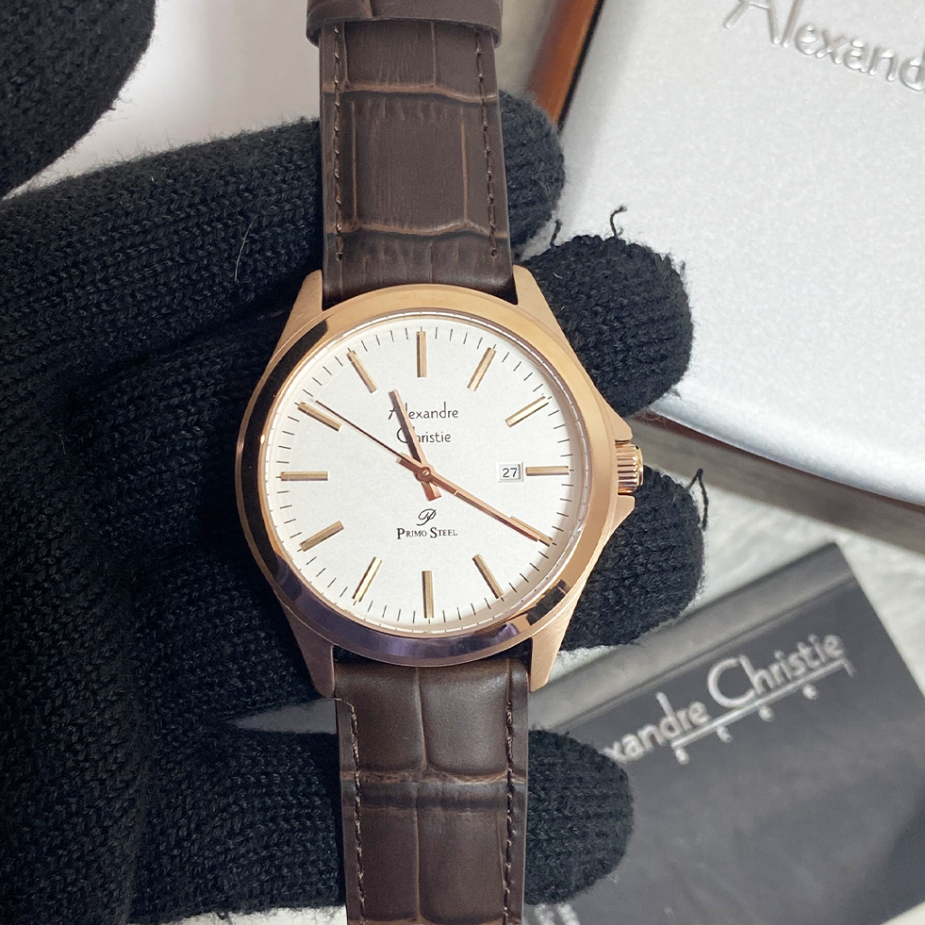 Jam Tangan Alexandre Christie Pria AC 1026 AC1026 AC 1024 AC1024 Leather Original Garansi Resmi