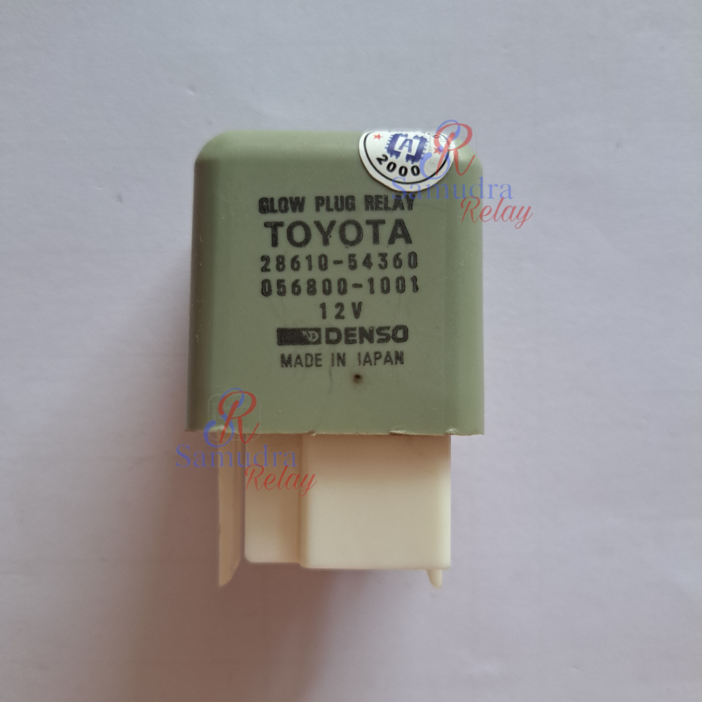 Relay Hijau Denso TOYOTA GLOW PLUG RELAY 28610 - 54360 056800 - 1001 ASLI ORI