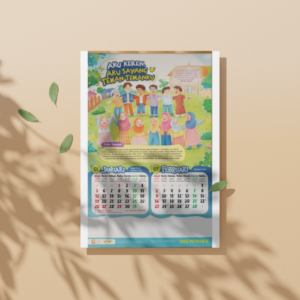 

Kalender Anak Muslim 2025 / Kalender Anak 2025 - Gema Insani