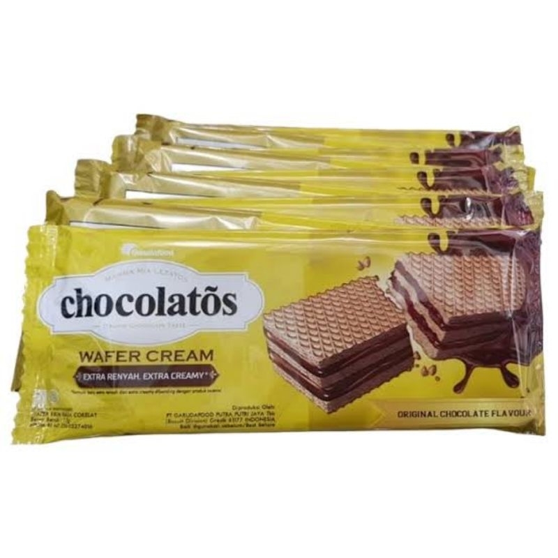 

Chocolatos Wafer Cream isi 10 psc