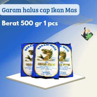 

Garam Meja Cap Ikan Mas 500 gr - 1 pcs