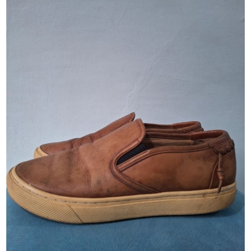 sepatu coach pria slip on sz41 second