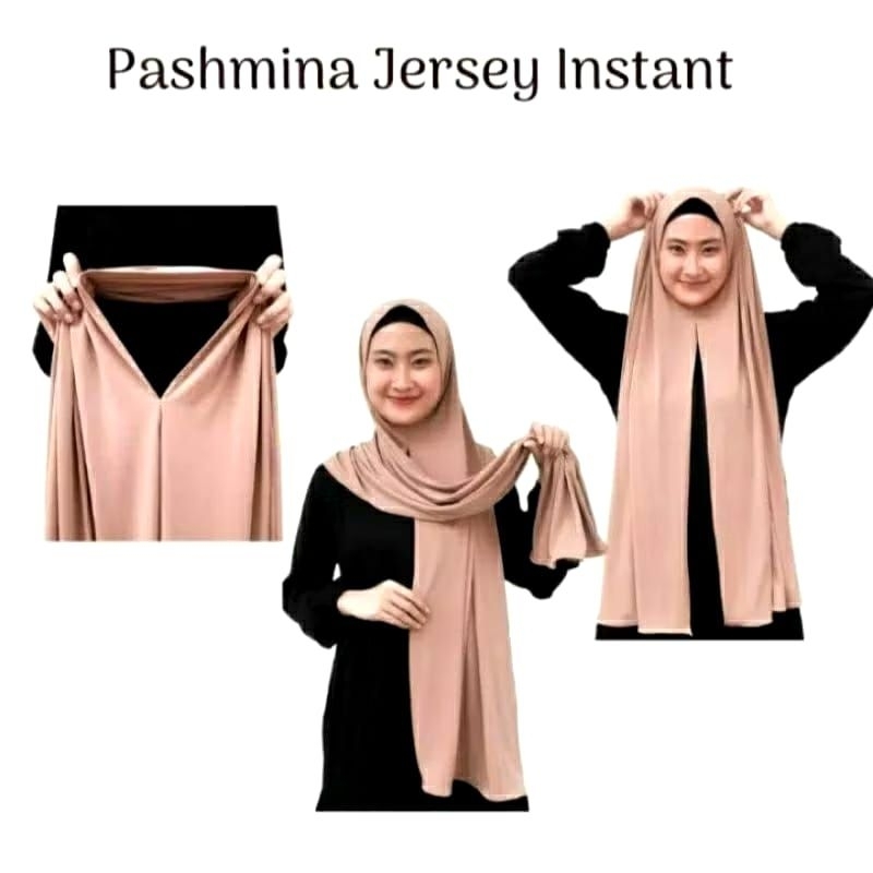 pashmina instan jersey/pashmina jersey/ pashmina instan