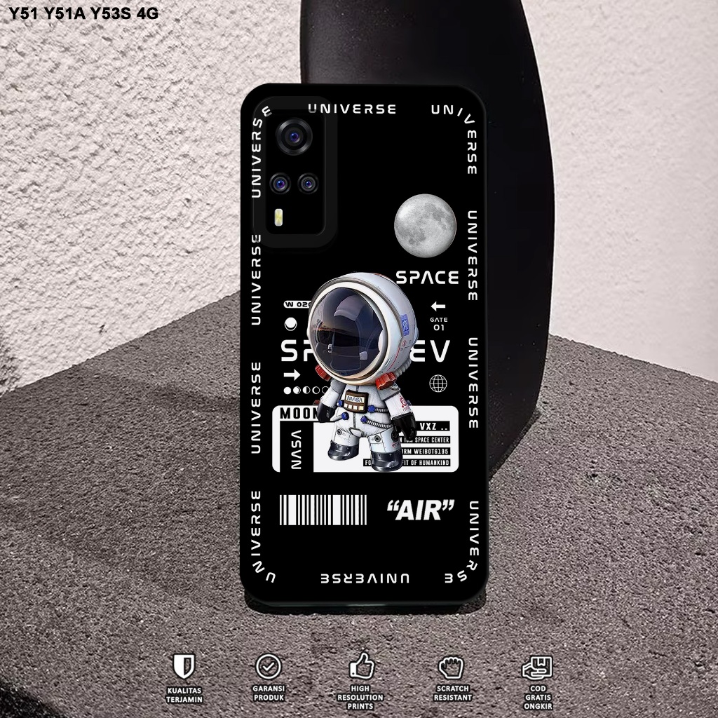 Case Vivo V2030 - Casing Hp Vivo V2030 Motif Astronot - Softcase Vivo V2030 - Softcase Hp Vivo V2030