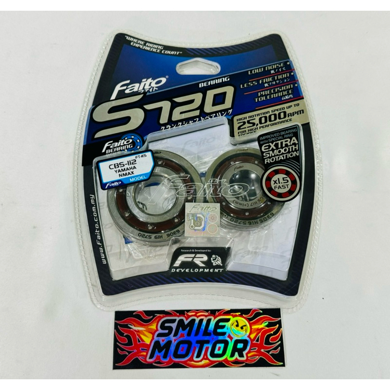 LAHAR CRANKSFAT KRUK AS S720 FAITO RACING KERAMIK NMAX AEROX LEXI