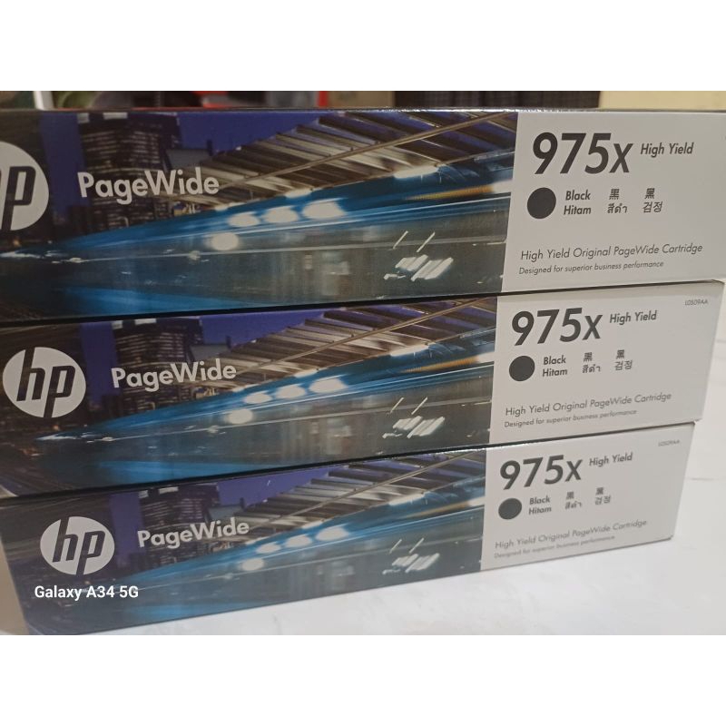 HP 975 X BLACK ORIGINAL