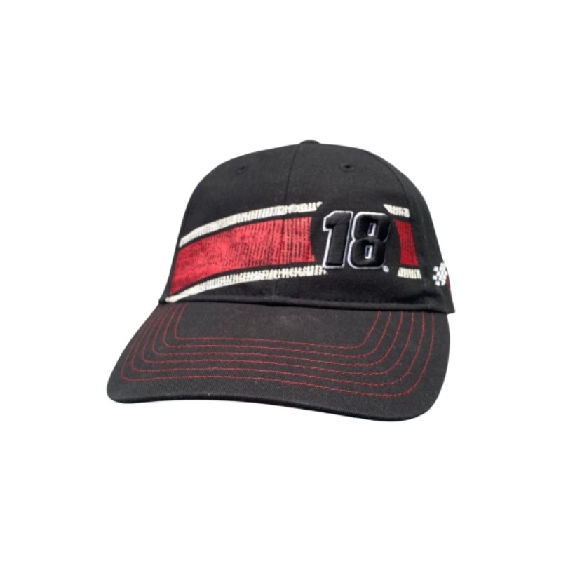 Topi Nascar Kyle Busch Black OSFA Second Original Murah