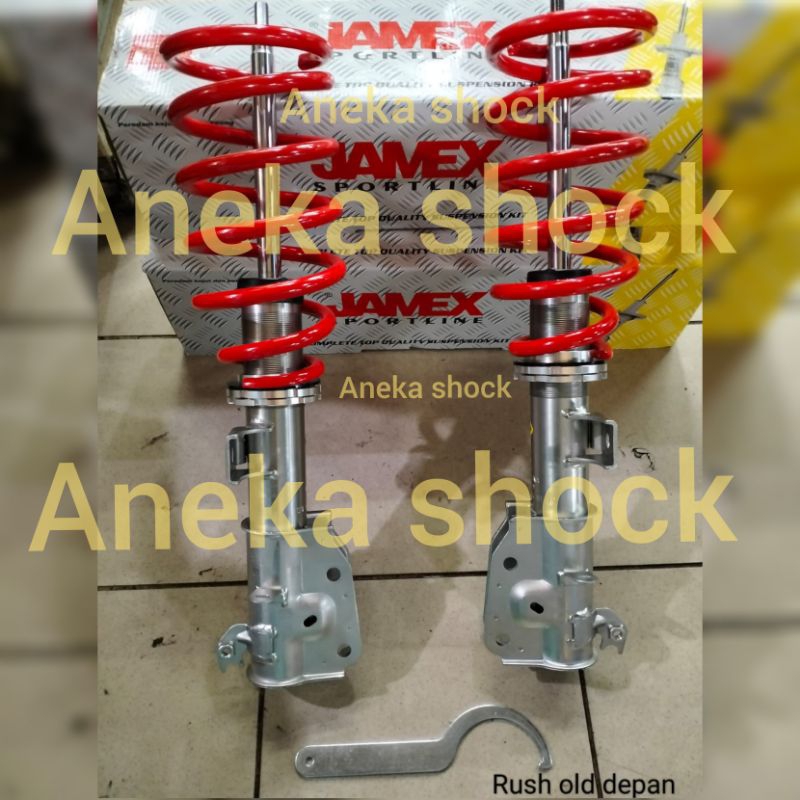 SHOCK BREAKER JAMEX COILOVER TOYOTA RUSH OLD / TERIOS DEPAN 2PCS ASLI