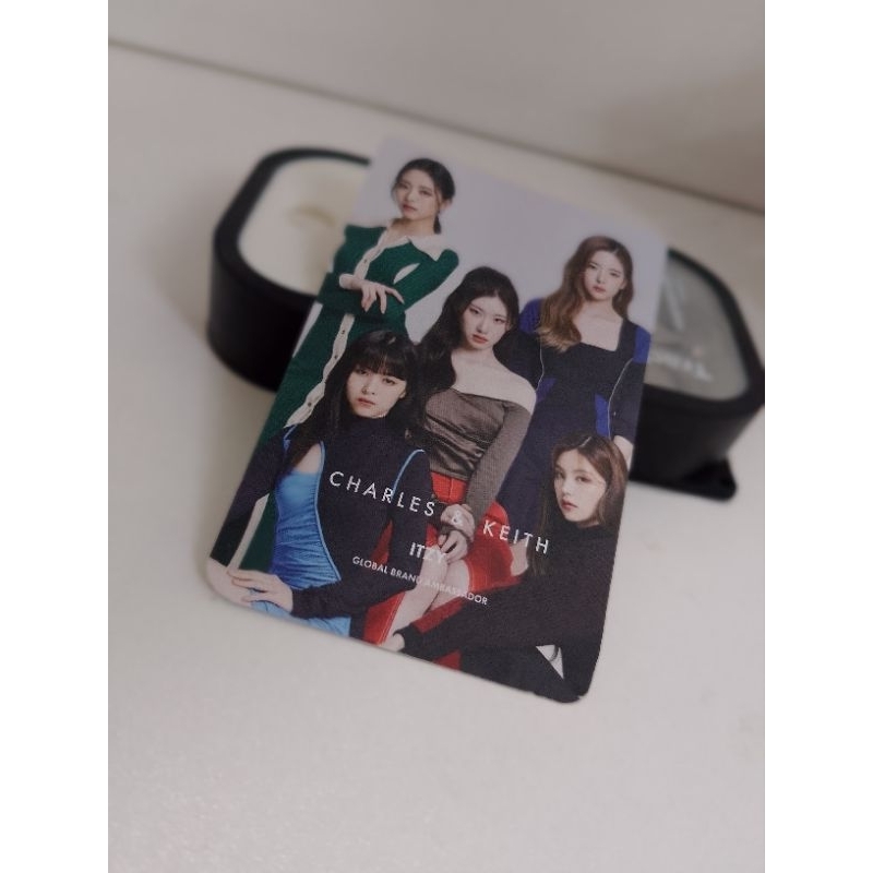 ITZY X CHARLES AND KEITH OFFICIAL PHOTOCARD