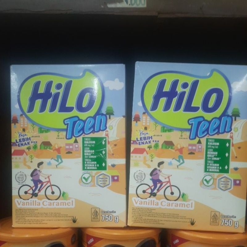 

Hilo Teen 750gr rasa Vanila Caramel