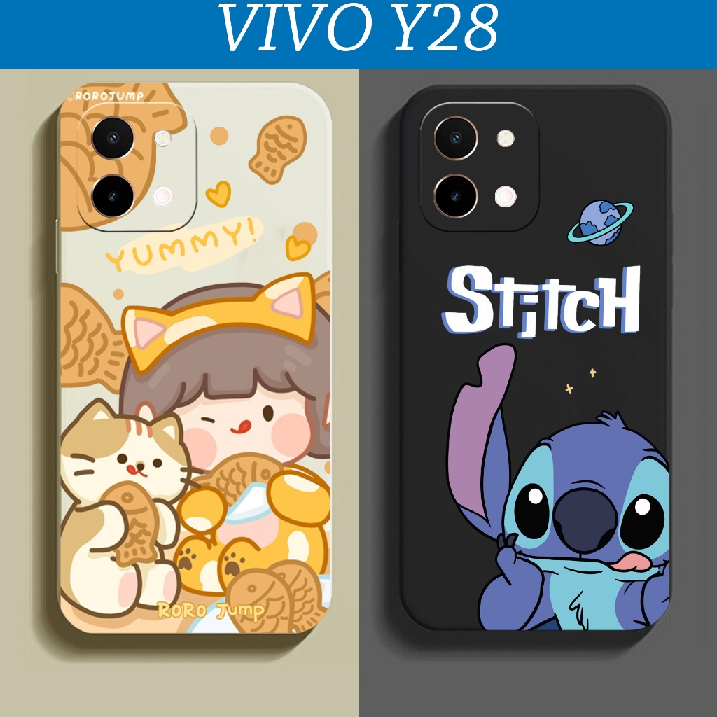 Softcase Proctect Kamera Motif - For Vivo Y28 - Casing Y28 - Silikon Y28 - Kesing Y28