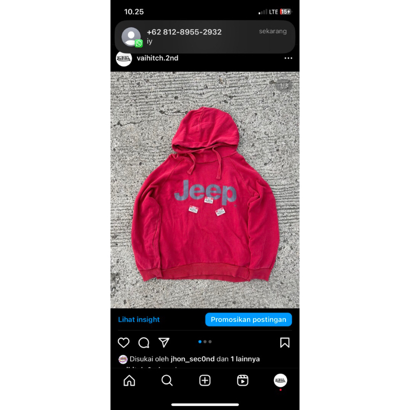Jeep Hoodie Merah Vaihitch.2nd