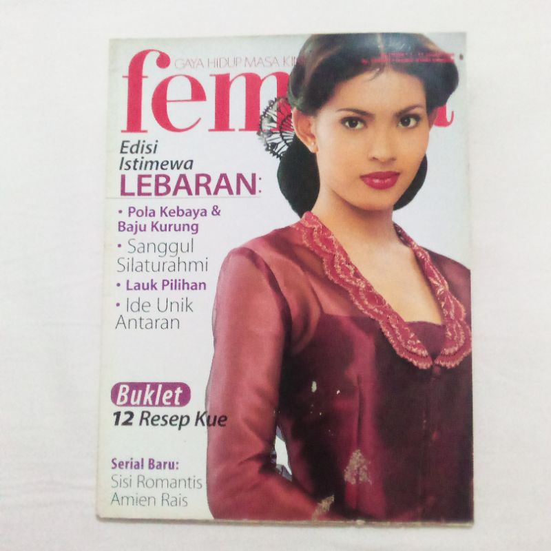 Majalah Femina Edisi Istimewa Lebaran Cover Lola Amaria - Januari 1999