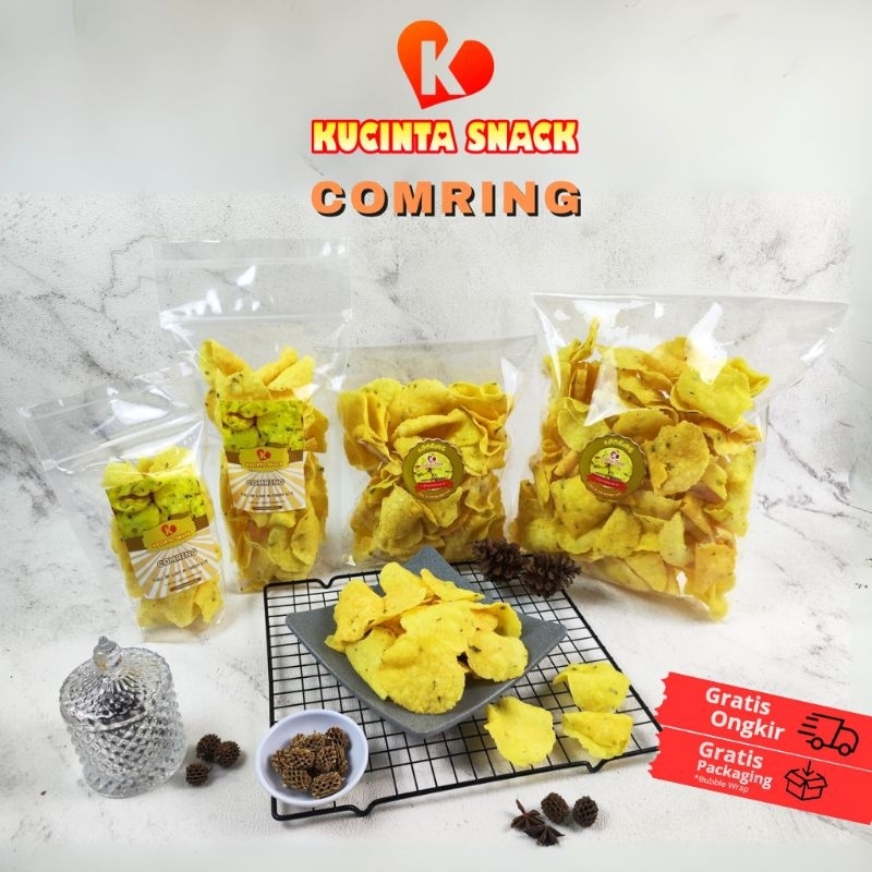 

Comring Keripik Comro Kering 500gr 1 Kg Keripik Kerupuk Gemblong Asin Gurih Renyah By Kucinta Snack