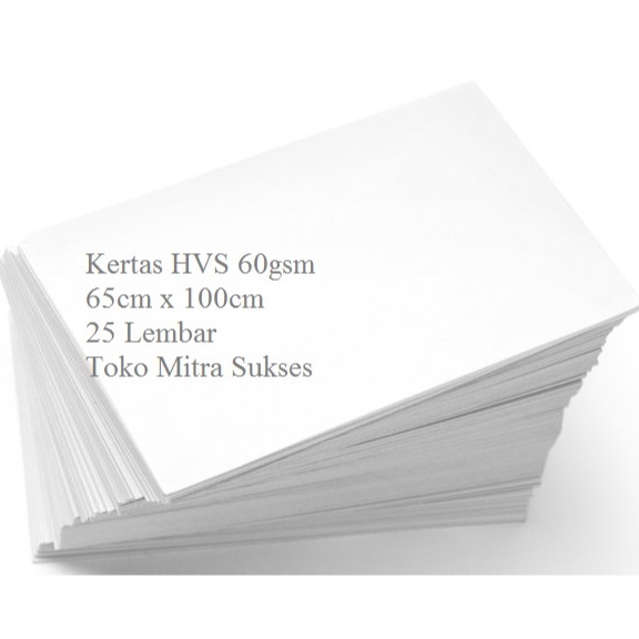 

KODE KAVOL 25 Lembar Kertas HVS 65cm x 1cm