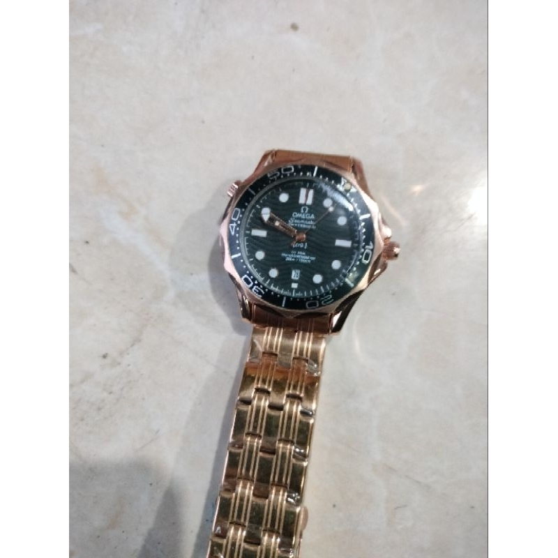 Jam Tangan Pria/Cowok Rantai OMEGA SEAMASTER