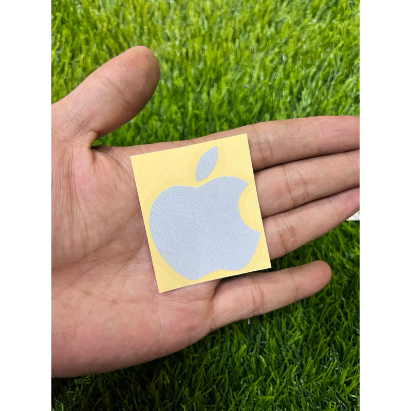 stiker cutting iphone logo iphone