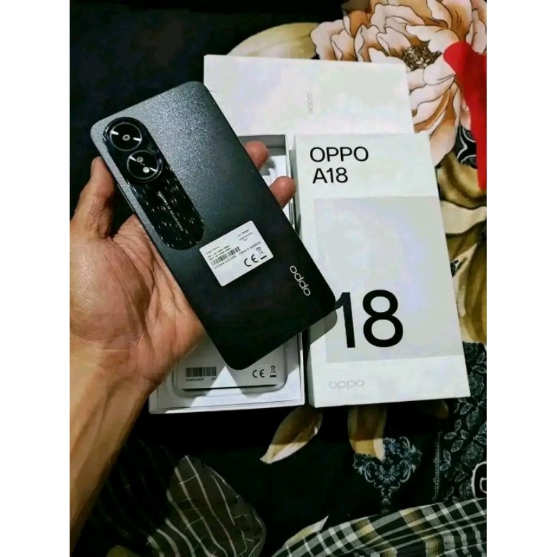 seken Oppo A18 ram 4/128 fulst ori mulus