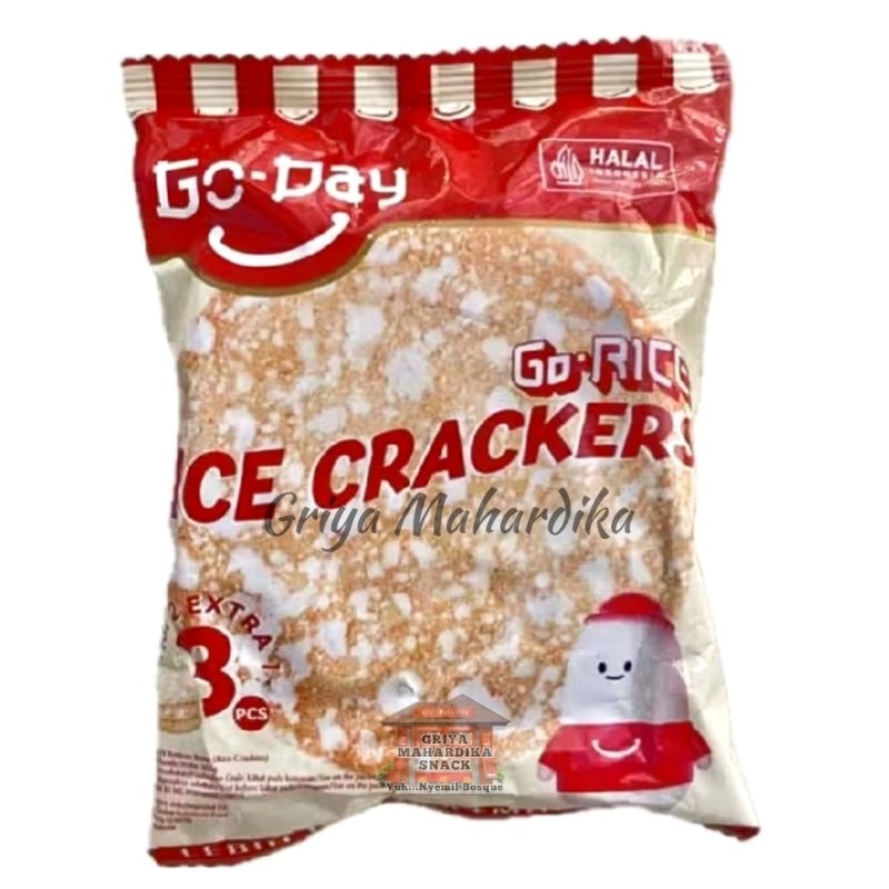 

Go Day Rice Crackers 1 pcs 16,5 grm Snack Kiloan