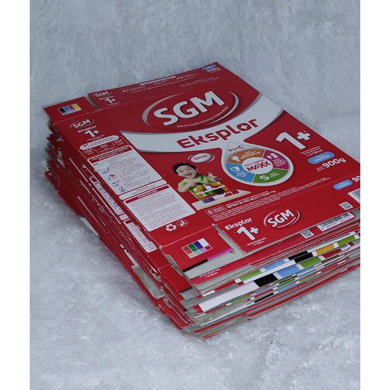 

kardus Bekas Susu SGM/Kode Unik Aman