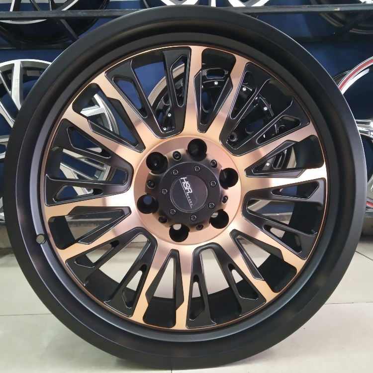 Velg Mobil Ring 20 HSR MELAWI R20 LEBAR 9 LOBANG 6 ET18 BLACK BRONZE