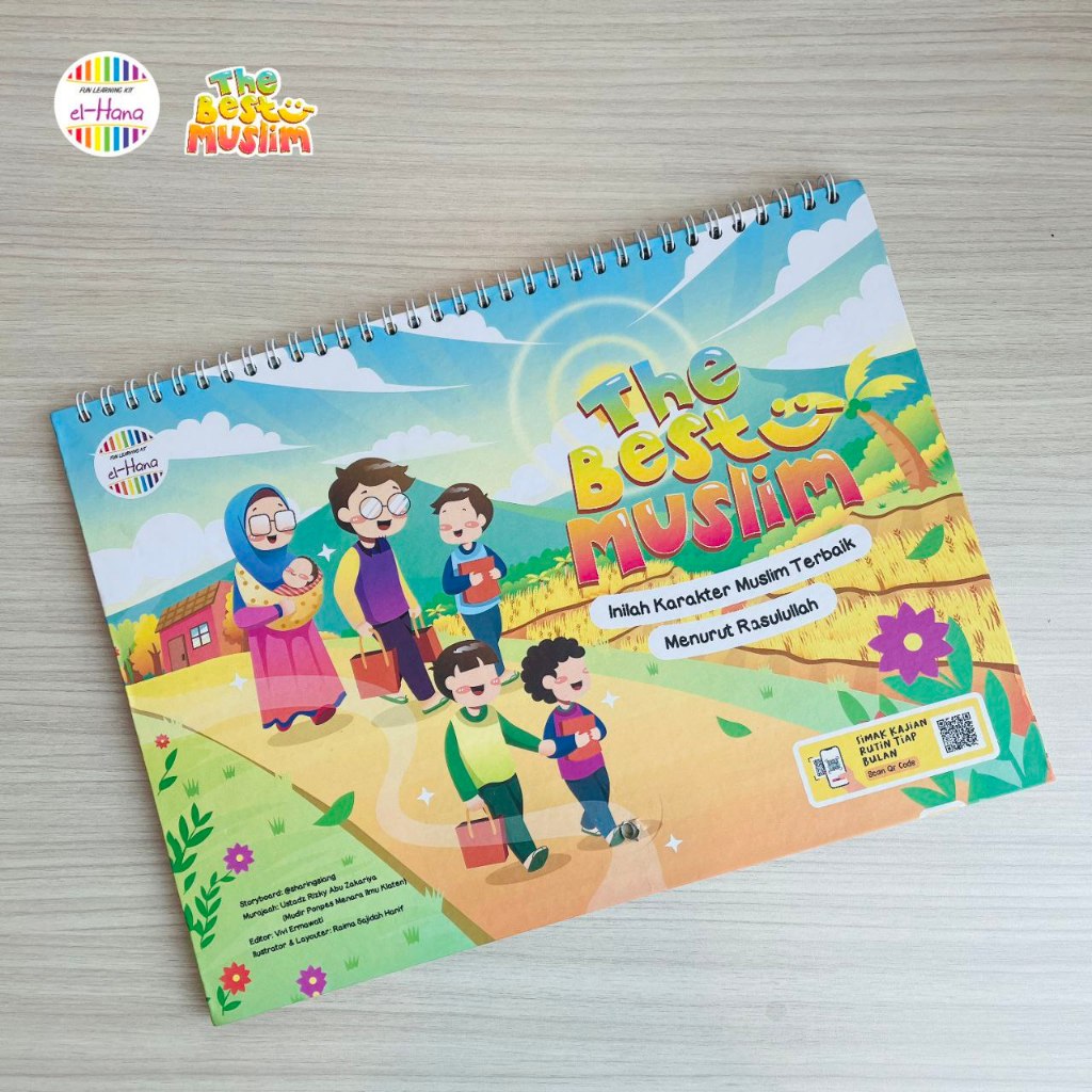 

Kalender Anak Islam 2025 : The Best Muslim | 44x30cm | Ring Premium | Kertas Tebal | El Hana