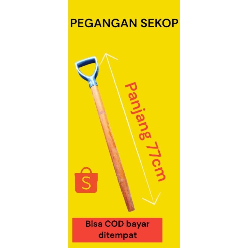 Pegangan Sekop Doran Sekop Pasir Sekop Pvc Sekop Besi Pegangan Sekop Kayu Gagang Sekop
