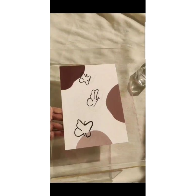 

acrylic L stand akrilik standing A5
