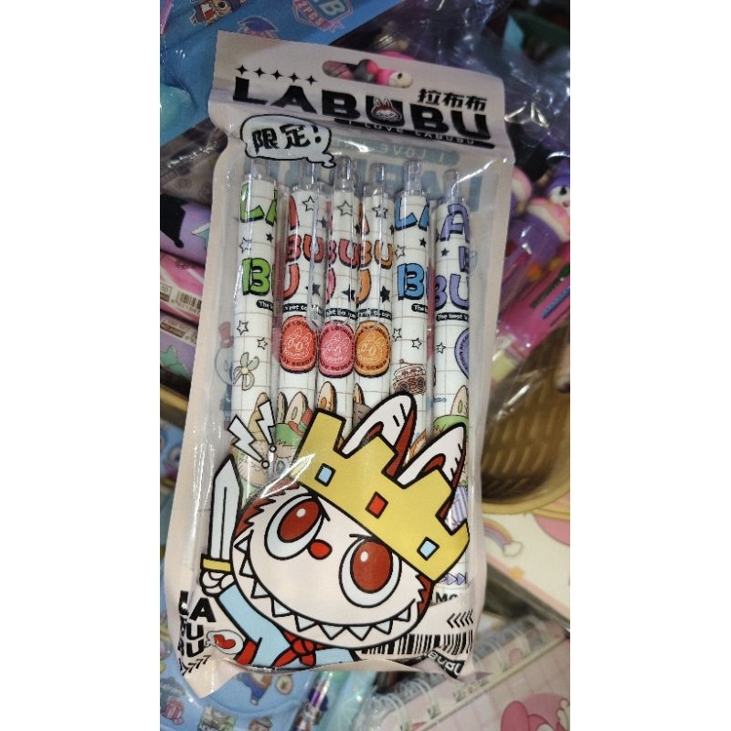 

PULPEN LABUBU ISI 6PCS