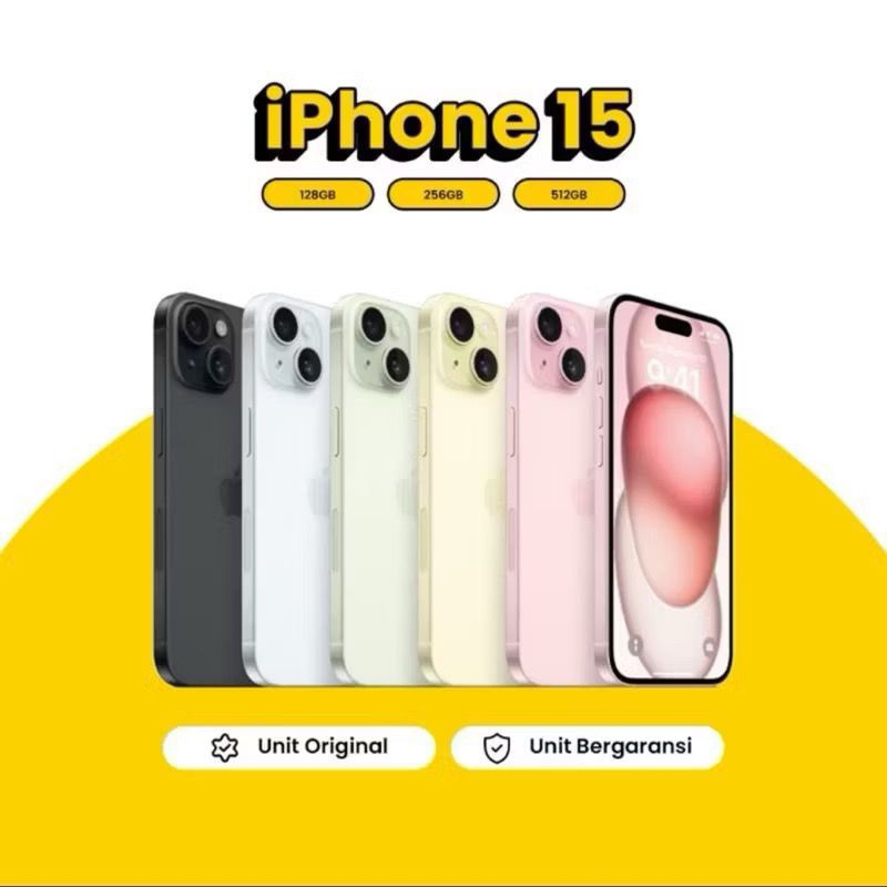 Hp Second iPhone 15 128GB IBOX Fullset Garansi