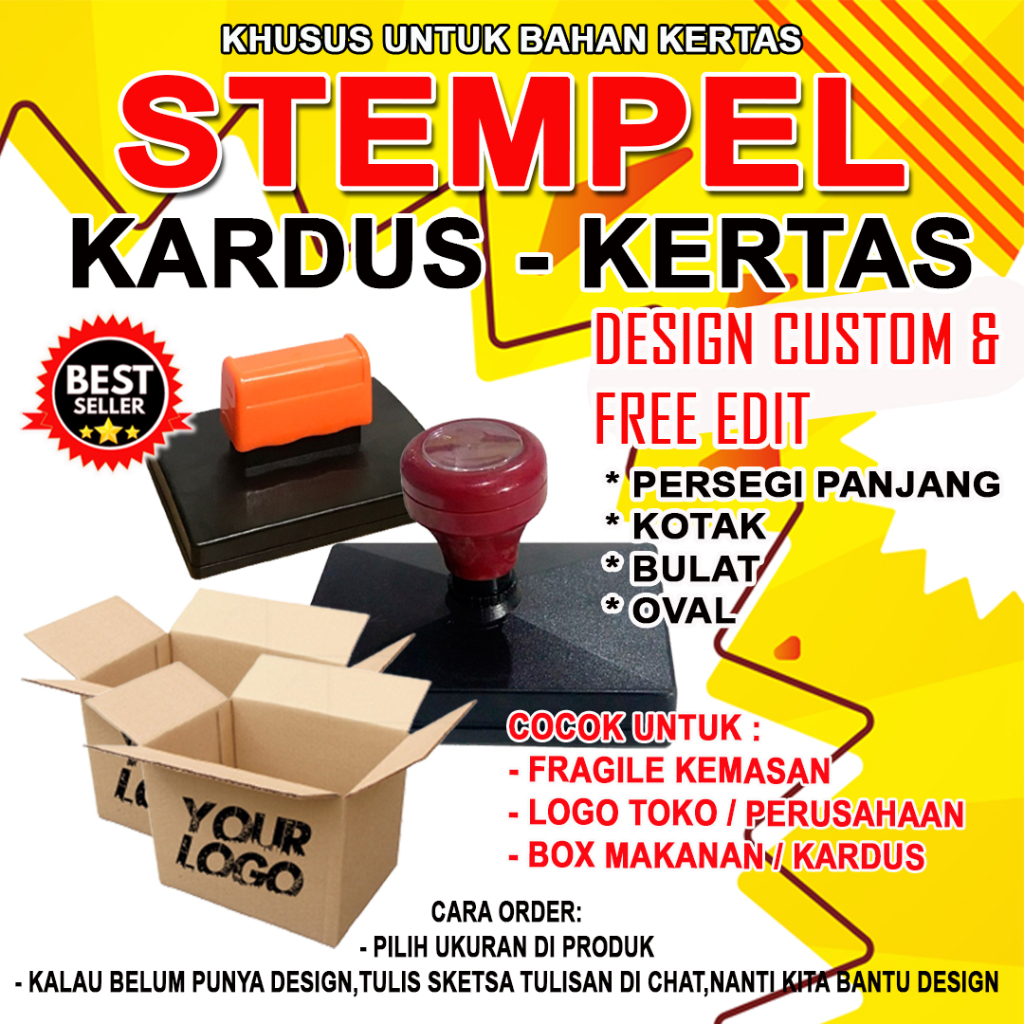 

Stempel Jumbo / Kardus / Kertas / Paperbag