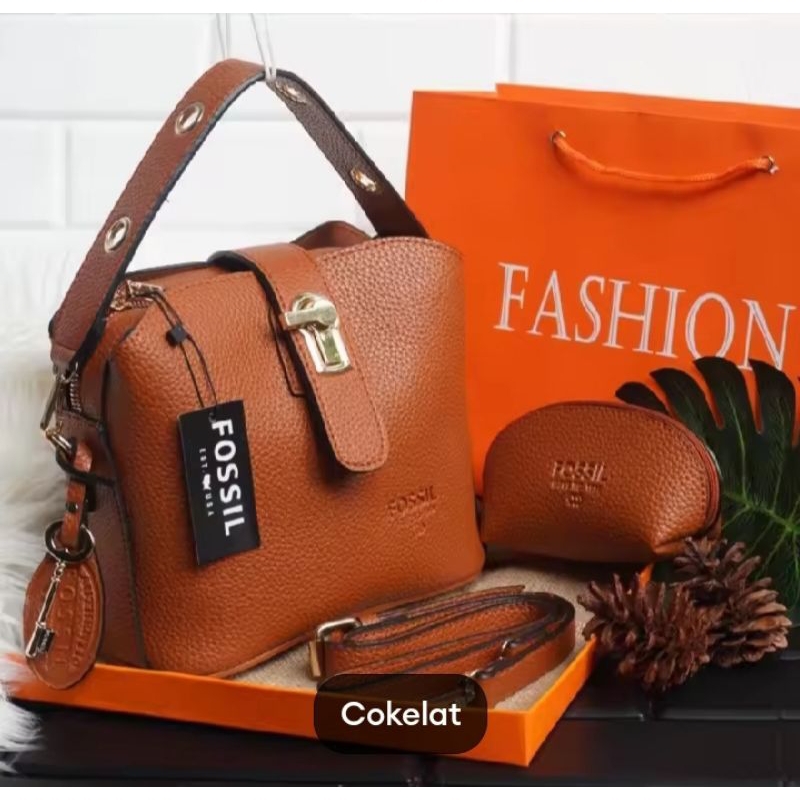 Tas selempang wanita FSSIL import Batam fashion wanita untuk pesta pernikahan dan kondangan