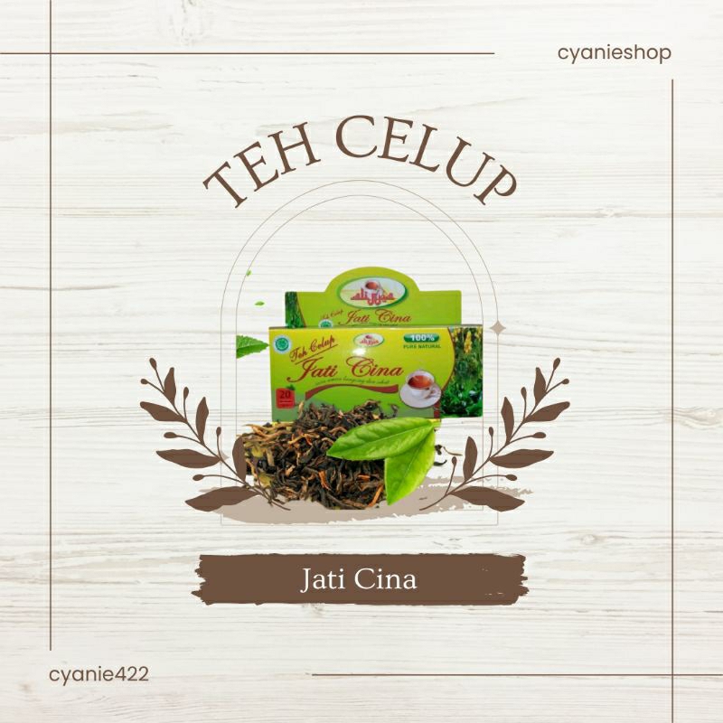 

TEH CELUP JATI CINA | 20 KANTONG | MENYEGARKAN DAN MENYEHATKAN