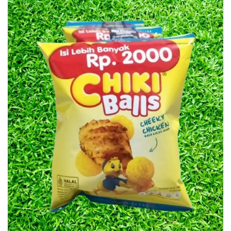 

CHIKI BALLS rasa ayam,coklat dan keju ukuran 15gr ( 10pcs/renceng )