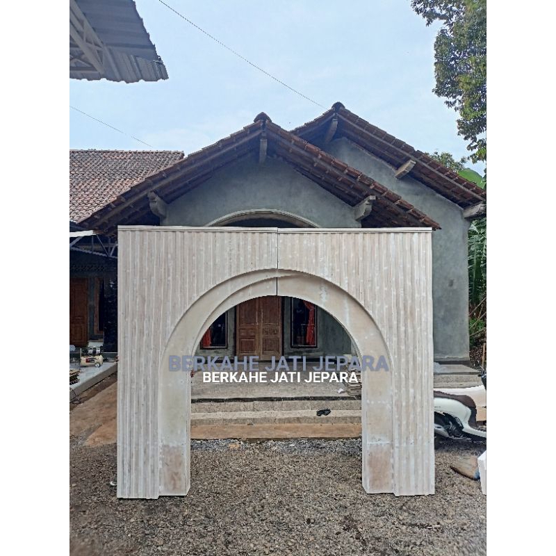 GAPURA PELAMINAN TERBARU GAPURA PELAMINAN DECORASI PELAMINAN TRIPLEK TERLARIS BIGDROP PELAMINAN TRIP