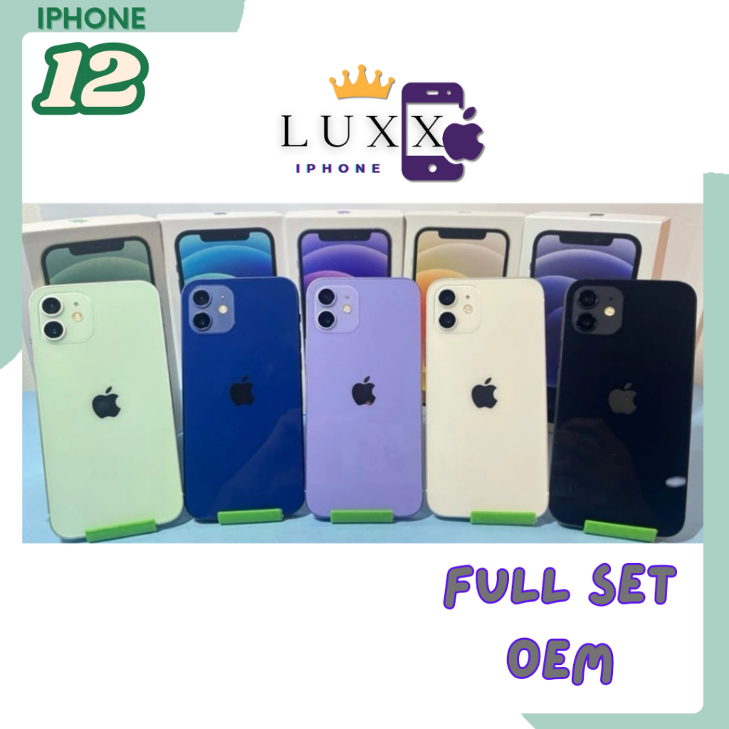 Iphone 12 GARANSI SINYAL 1 TAHUN Kemenperin Imei Terdaftar Kominfo 64 gb 128 gb 256 gb Full Orisinil