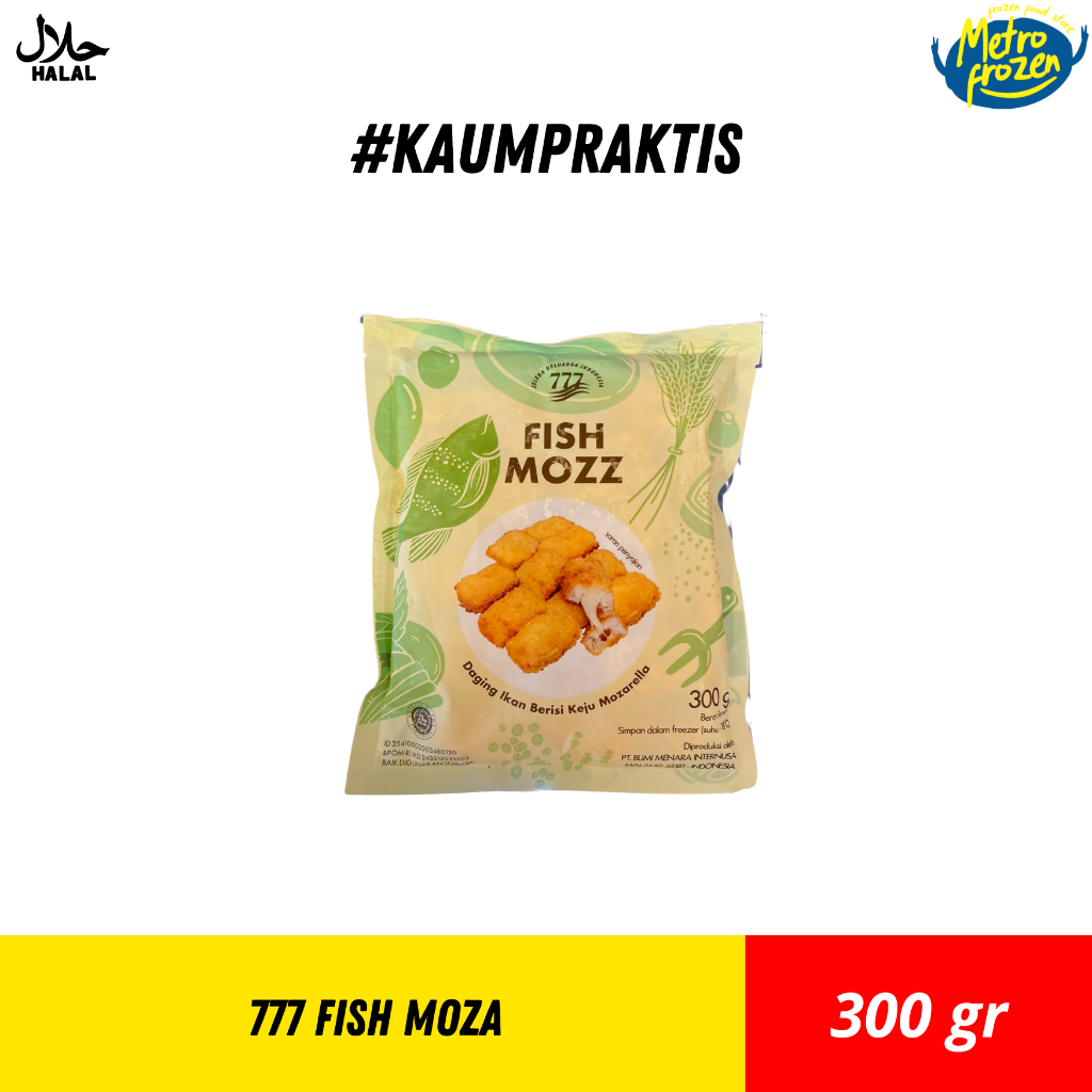 

777 Fish Mozz 300gr //daging ikan isi mozzarella //ikan isi mozzarella frozen