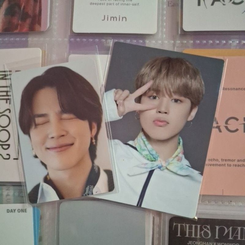 mini photocard jimin sowoozoo 6/8 peace dicon 101 merem