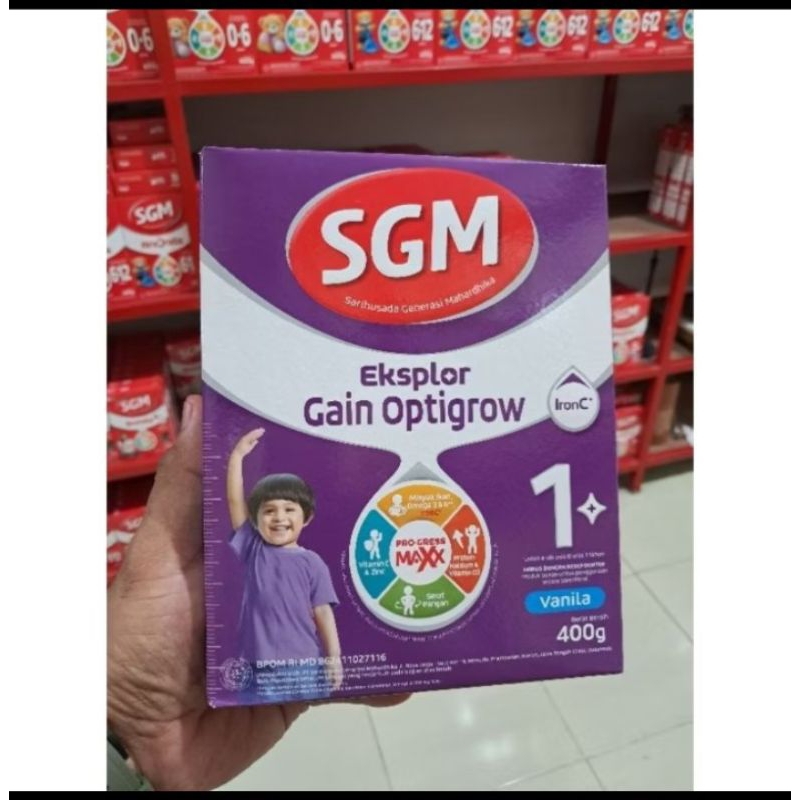 SGM Eksplor Gain Optigrow Vanila 400g