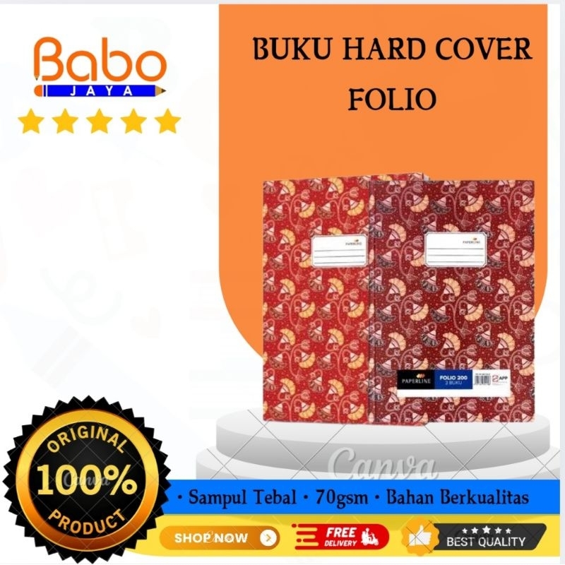 

BABO JAYA Buku Folio Paperline Bergaris / Buku Keuangan / Buku Catatan Pengeluaran dan Pemasukan