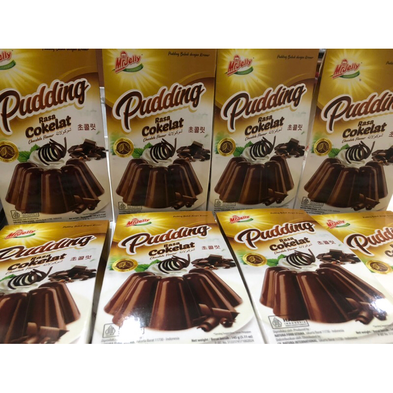 

Mr jelly/mister jelly pudding Rasa coklat cokelat murah meriah enak