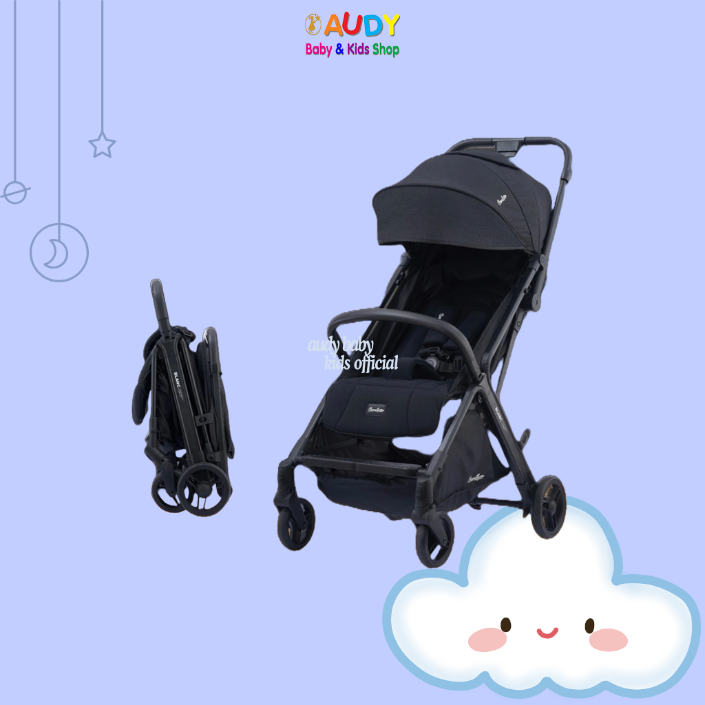 AUDY BABY - STROLLER COCOLATTE BLANC | KERETA DORONG BAYI | KERETA BAYI LIPAT KECIL
