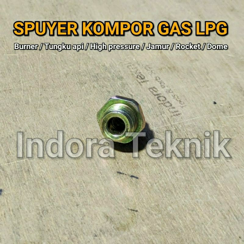Spuyer Kompor Gas LPG / Burner / Tungku High pressure / Jamur / Roket / Dome