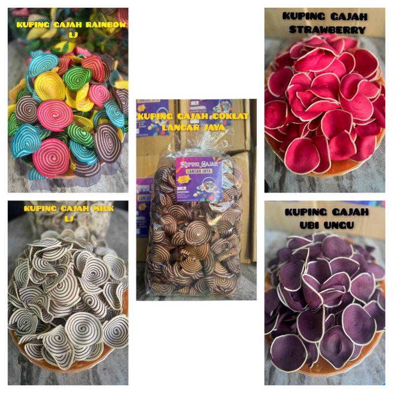 

KUPING GAJAH MERK LANCAR JAYA 500gr