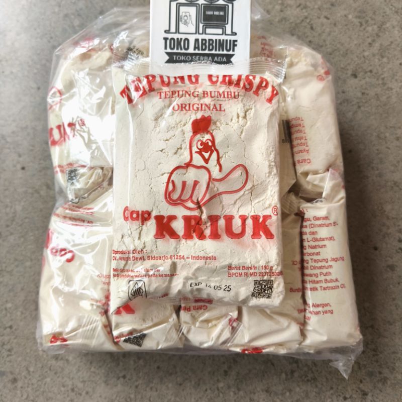 

10 PCS - TEPUNG CRISPY ASLI 150g CAP KRIUK (Aroma Dewi) 1 BALL