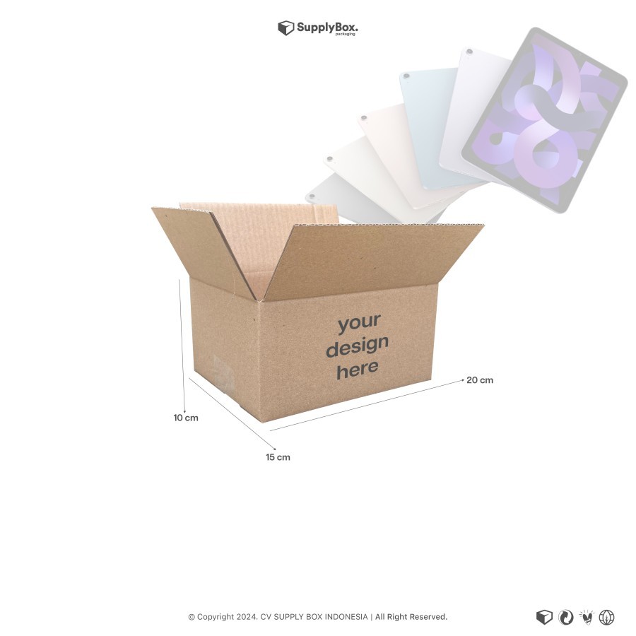 

KARDUS BOX PACKAGING PRINTING 20 x 15 x 10 CM | Kardus | Cardboard | Dus Box | Dus | Custombox