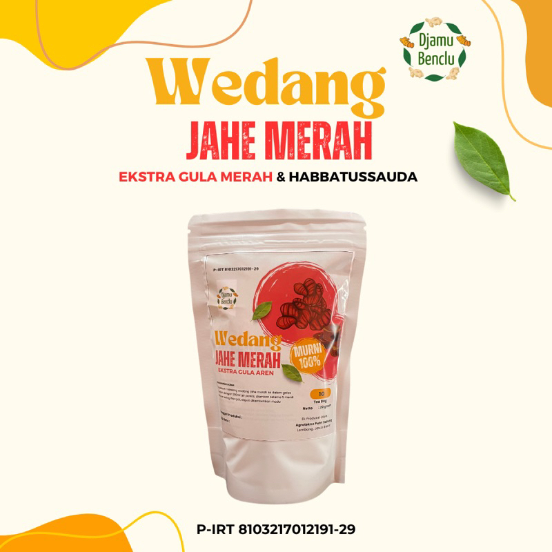 

Wedang Jahe Merah 100 gram by Djamu Benclu