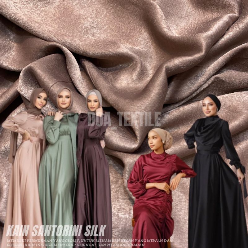 Kain Santorini Silk - kain Santorini premium kain Santorini luxury - kain abaya - kain kaftan