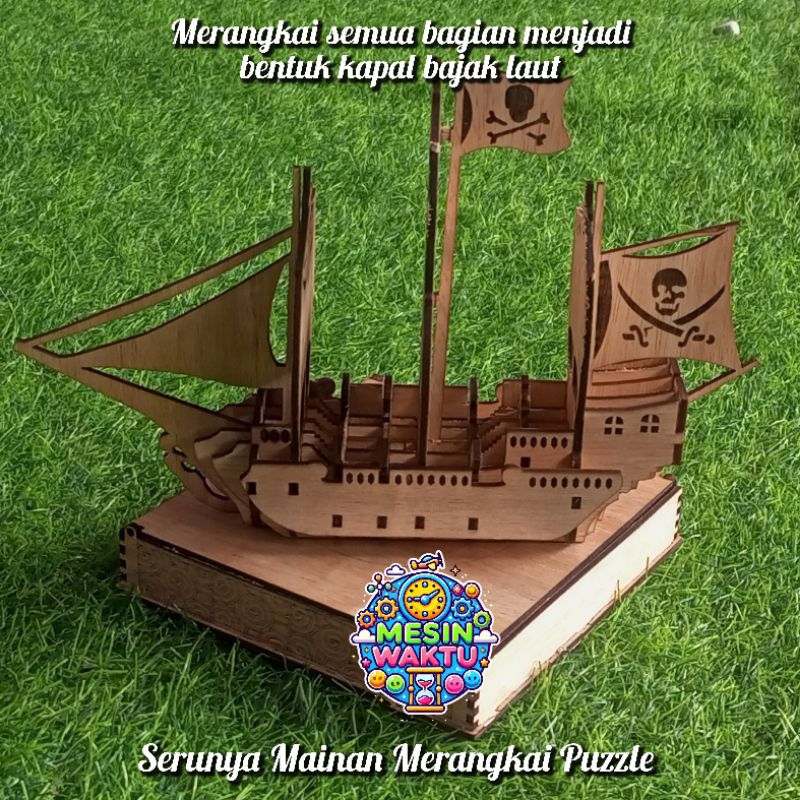 Mainan Puzzle Kapal Bajak Laut